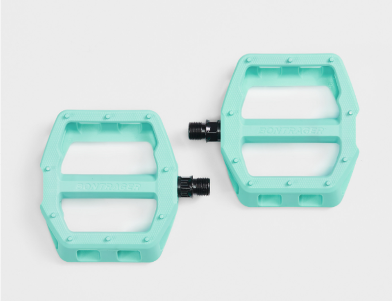 Bontrager Line Comp Flat Pedal Set in Miami Blue-2